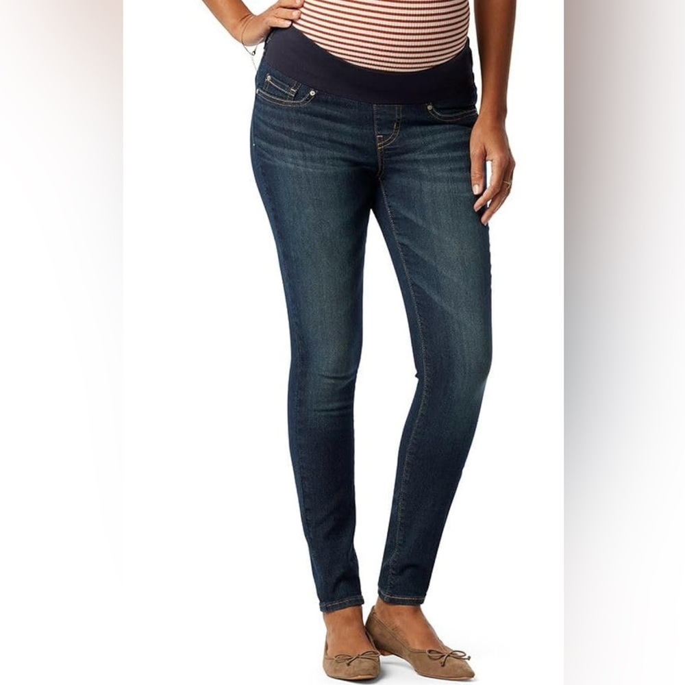 NWT Levi Strauss Signature Gold Women's Maternity Baby Bump Skinny Jeans size XL